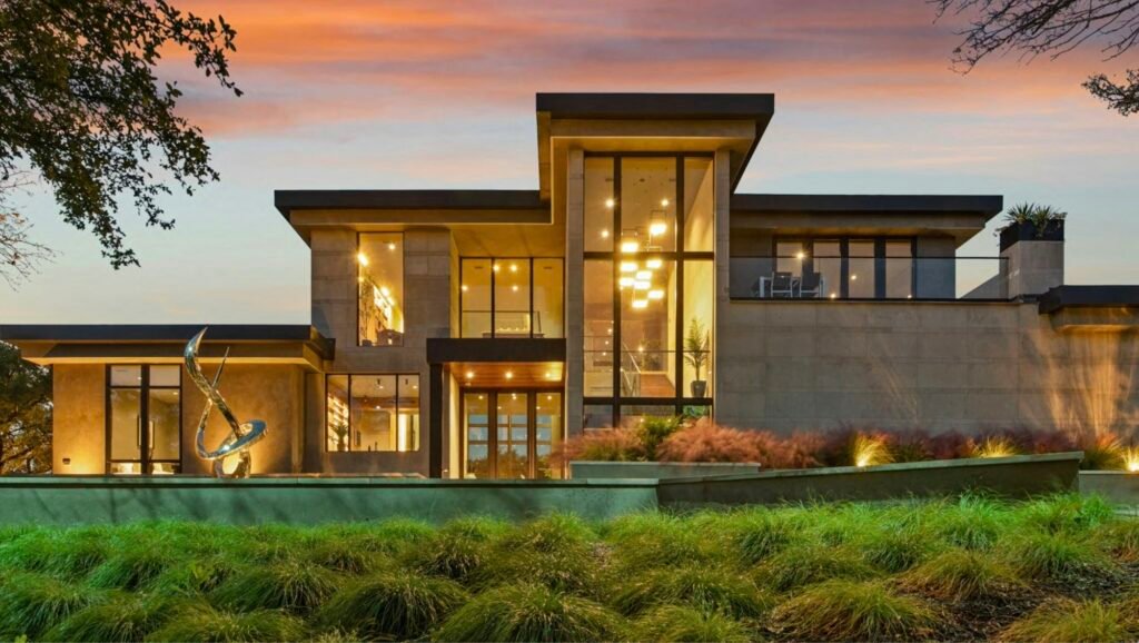 Ken's Residential Painting - Vancouver home exterior at dusk